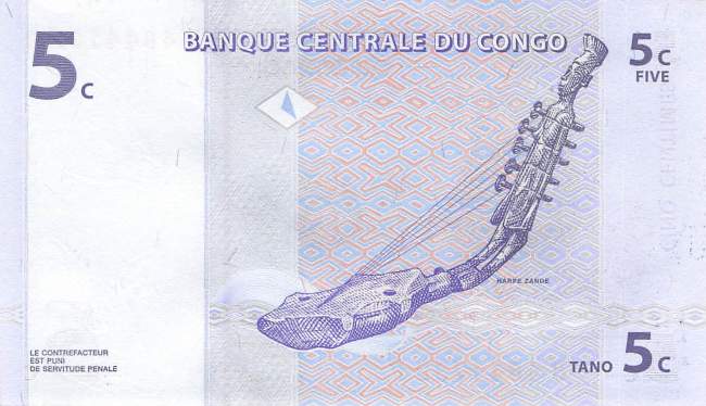 Kongo p.81 5 Centimes 1997